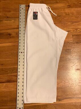 ProForce Gladiator 7.5oz Martial Arts, TKD, Karate Pants Size 1 Hemmed to 31"